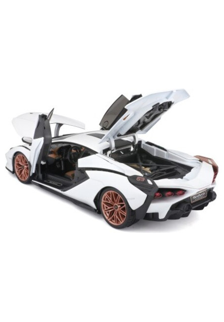 Bburago 1:18 TOP Lamborghini Sián FKP 37 White/Black