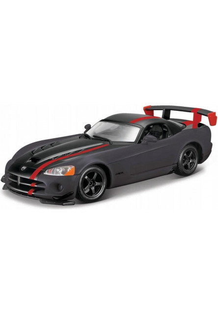 Bburago 1:24 Dodge Viper SRT10 ACR Grey/Black