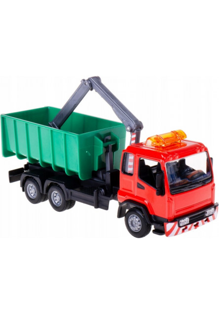 Bburago 1:43 servisné vozidlá Hooklift and Crane Truck