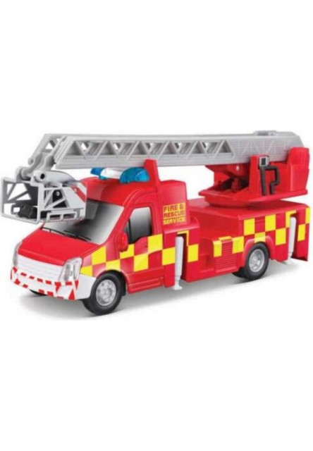 Bburago 1:43 servisné vozidlá Fire Truck with Ladder Bburago