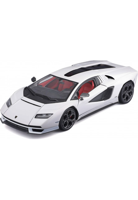 Bburago 1:24 Plus Lamborghini Countach LPI 800-4 White