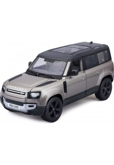 Bburago 1:24 Plus Land Rover Defender 110 Silver