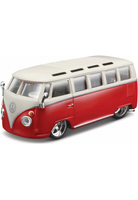 Bburago 1:32 Volkswagen Van Samba Red-White