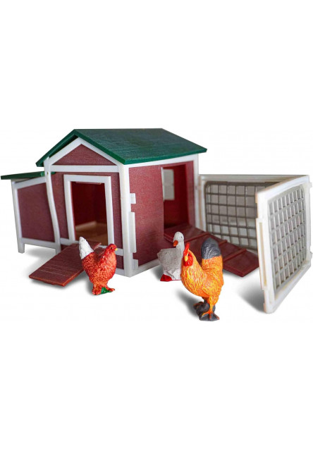 Bburago Farmland Slepačia Farma s traktorom