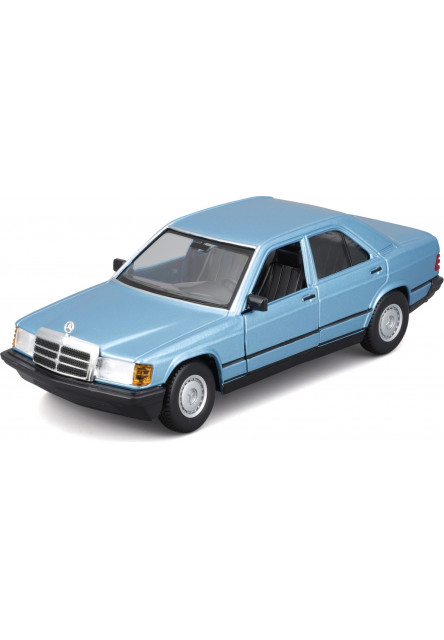 Bburago 1:24 Plus - 1987 Mercedes-Benz 190E - Diamond Blue