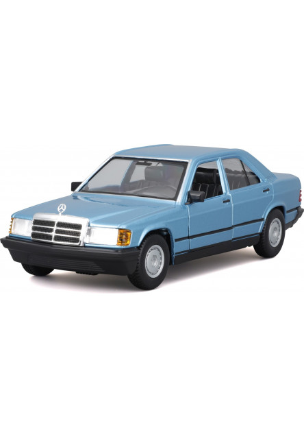 Bburago 1:24 Plus - 1987 Mercedes-Benz 190E - Diamond Blue
