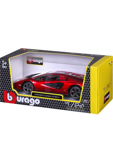 Bburago 1:24 Plus - Lamborghini Countach LPI 800-4 - Red
