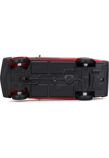 Bburago 1:24 Plus - 1987 Mercedes-Benz 190E - Red