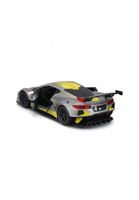 Bburago 1:24 Racing - 2020 Chevrolet Corvette - C8R #4 Yellow