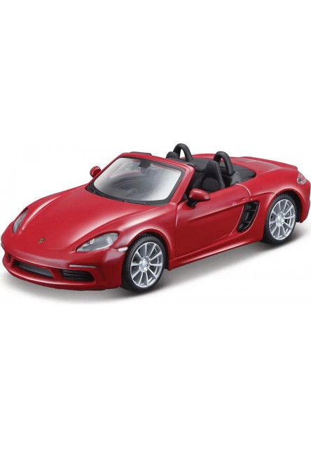 Bburago 1:32 - Porsche 718 Boxster - Dark Red