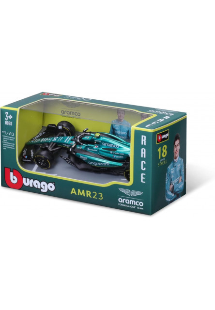 Bburago 1:43 RACE Formula F1 - Aston Martin  AMR23 (2023) #14 Fernando Alonso