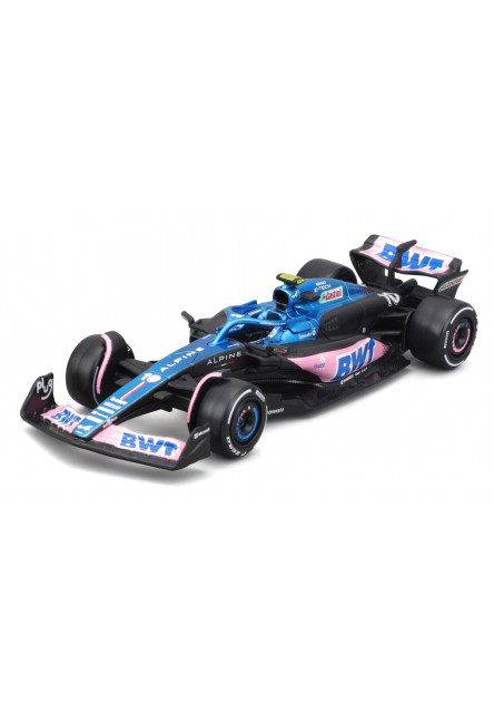 Bburago 1:43 RACE Formula F1 - BWT Alpine F1 Team A524 (2024) #10 (Pierre Gasly) Bburago