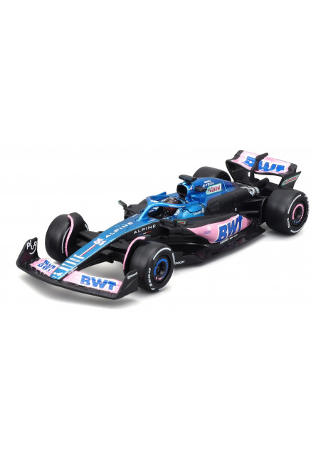 Bburago 1:43 RACE Formula F1 - BWT Alpine F1 Team A524 (2024) #31 (Esteban Ocon) - with dr Bburago