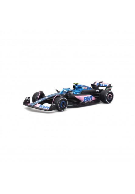 Bburago 1:43 RACE Formula F1 - BWT Alpine F1 Team A524 (2024) #10 (Pierre Gasly) - with dr