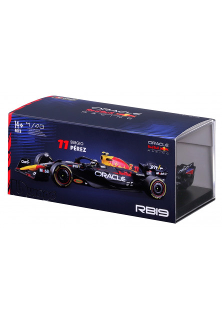 Bburago 1:43 RACE Formula F1 - Red Bull Racing RB20 (2024) #11 (Sergio Pérez) - with drive