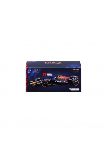Bburago 1:43 RACE Formula F1 - Red Bull Racing RB20 (2024) #11 (Sergio Pérez) - with drive