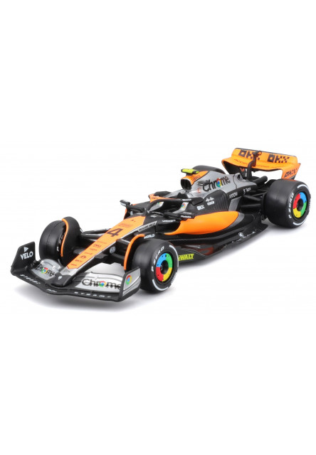 Bburago 1:43 RACE Formula F1 - McLaren F1 Team MCL38 (2024) #4 (Lando Norris) Bburago