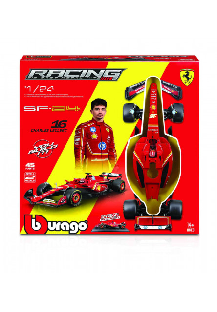 Bburago 1:24 Ferrari F1 Racing Model KIT -SF24 (2024) nr.55 Carlos Sainz with stand