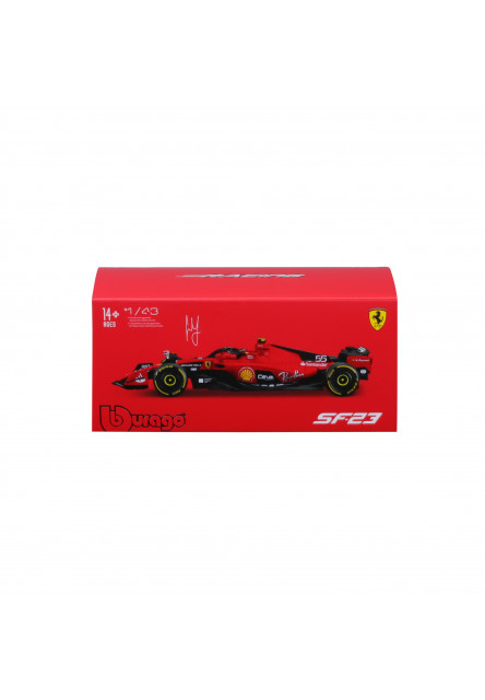 Bburago 1:43 Formula F1 Ferrari Scuderia SF-24 (2024) nr.55 Carlos Sainz  - with driver