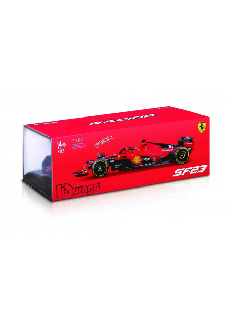Bburago 1:24 Formula F1 Ferrari Scuderia SF-23 (2023) nr.16 Charles Leclerc  - Hard Case