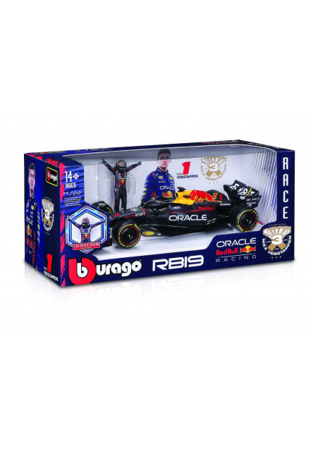 Bburago 1:24 RACE Formula F1 - Red Bull Racing RB19(2023) #11 (Sergio Peréz) -with driver Bburago