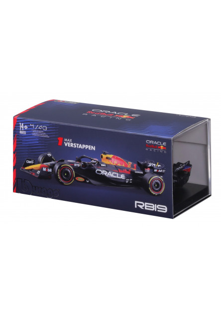 Bburago 1:24 RACE Formula F1 MODEL-KIT- Red Bull RB19(2023) #1 Max Verstappen with stand