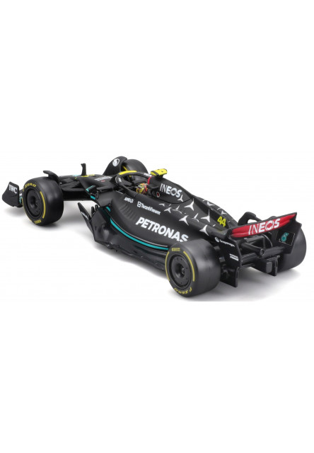 Bburago 1:24 RACE Formula F1 - Mercedes-AMG F1 W14 E (2023) #63 George Russell with driver