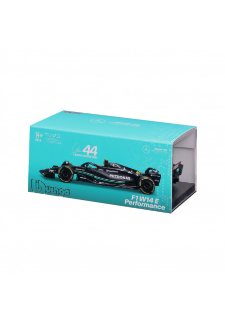 Bburago 1:24 RACE Formula F1 MODEL-KIT - Mercedes-AMG F1 W14 E (2023) #44 Lewis Hamilton