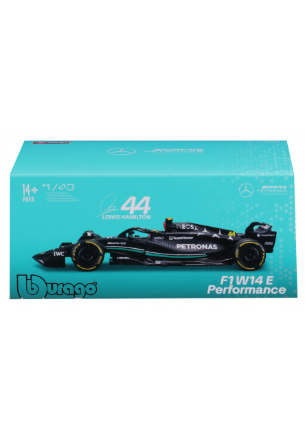 Bburago 1:24 RACE Formula F1 MODEL-KIT - Mercedes-AMG F1 W14 E (2023) #44 Lewis Hamilton