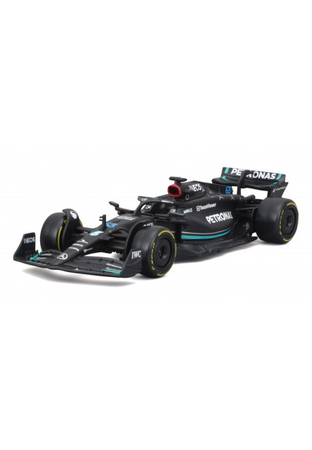 Bburago 1:43 RACE Formula F1 4PAC Mercedes-AMG F1 W15 (2024) #44 L.Hamil ton #63 G.Russel