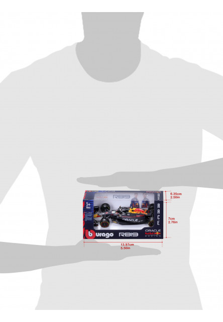 Bburago 1:43 RACE Formula F1 2PAC - Red Bull Racing RB20(2024) #1 M.Verstappen #11 S.Perez
