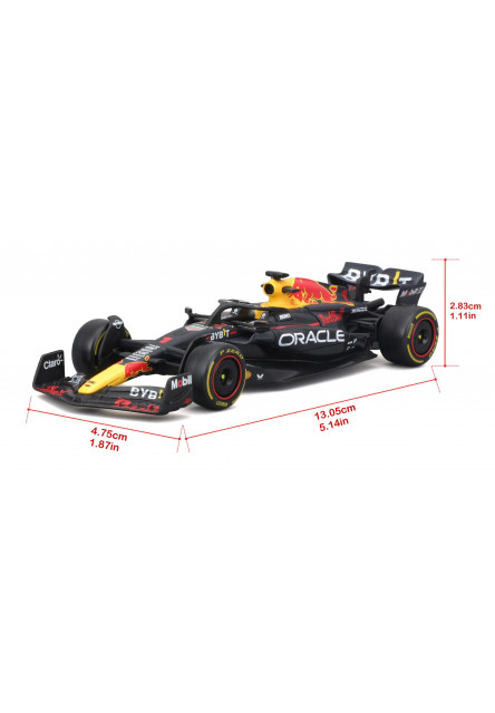 Bburago 1:43 RACE Formula F1 4PAC - Red Bull Racing RB20(2024) #1 M.Verstappen #11 S.Perez