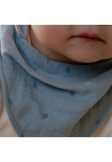 Bryndáček bandana 2 ks Pure Denim Blue