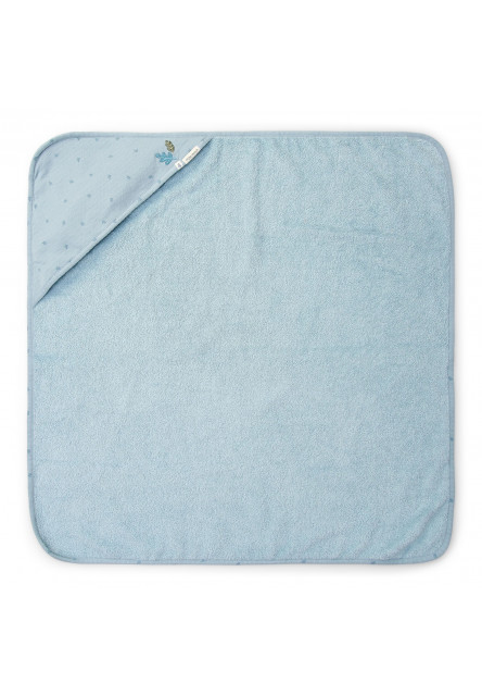 Osuška s kapucí 100x100 cm Pure Denim Blue