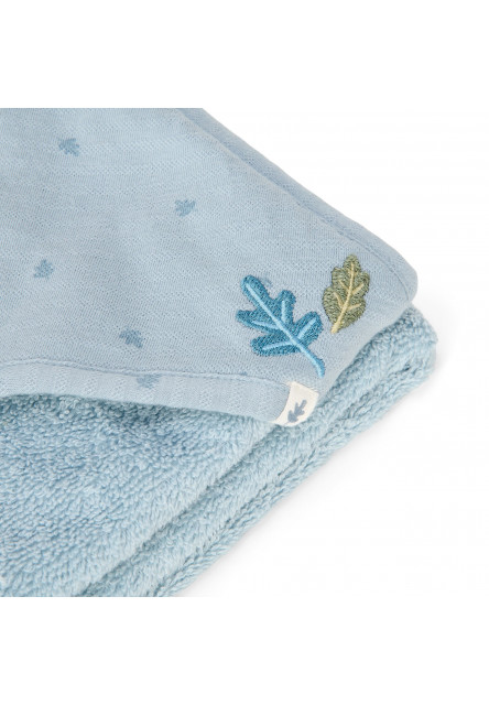 Osuška s kapucí 100x100 cm Pure Denim Blue