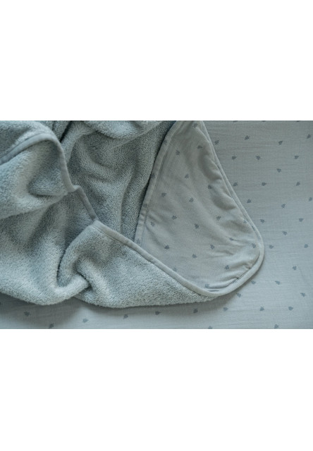 Osuška s kapucí 100x100 cm Pure Denim Blue