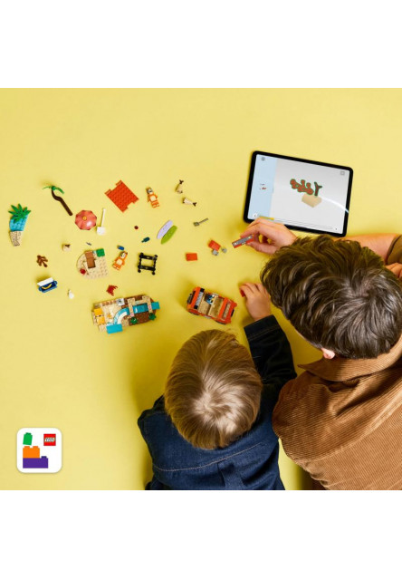 Bluey a rodinný výlet autom na pláž