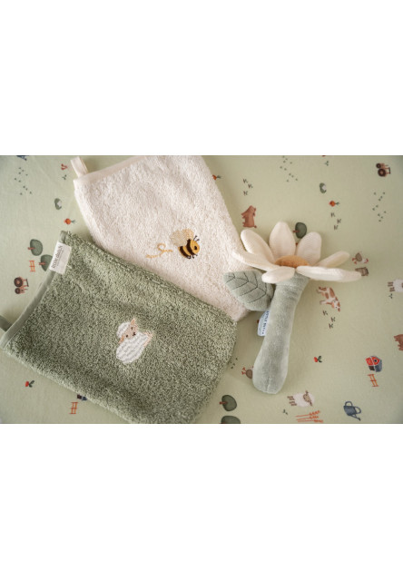 Žínky s výšivkou 2 ks Farma