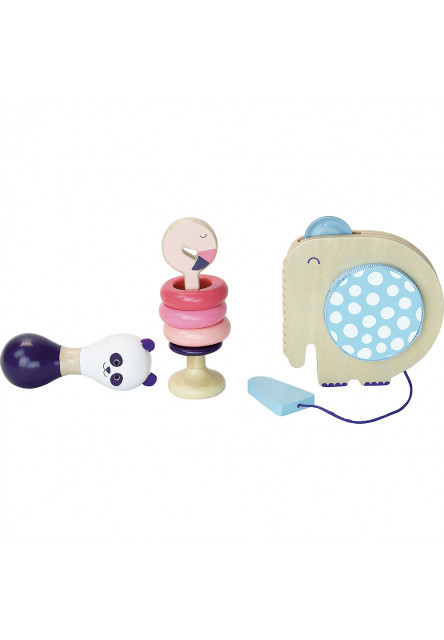 Drevený muzikálna súprava D'éveil