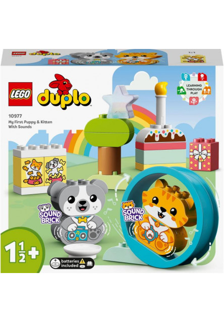 Moje prvé šteniatko a mačiatko so zvukom