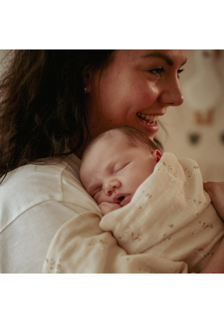 Plena zavinovací 120x120 cm Husa Newborn Naturals