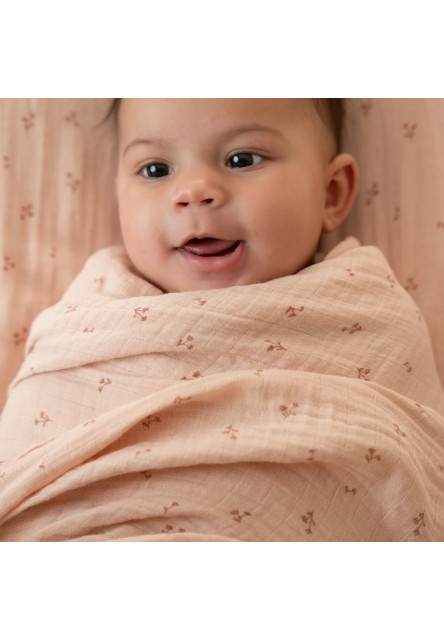 Plena zavinovací 120x120 cm s potiskem Pure Blossom