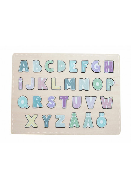 Dřevěné puzzle – Abeceda (ABC)