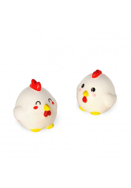 Keramická súprava na soľ a korenie Legami Salt & Pepper - Hen