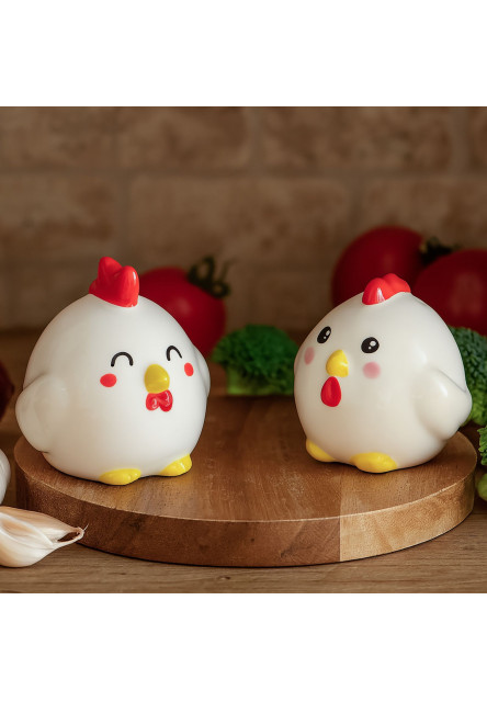 Keramická súprava na soľ a korenie Legami Salt & Pepper - Hen