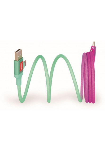 Magnetický nabíjací kábel 4 v 1 Legami Magnetic 4-In-1 Charging Cable - Electric Aura