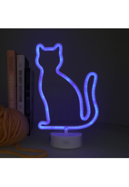 LED lampička Legami Neon Effect LED Lamp - It'S A Sign - Kitty