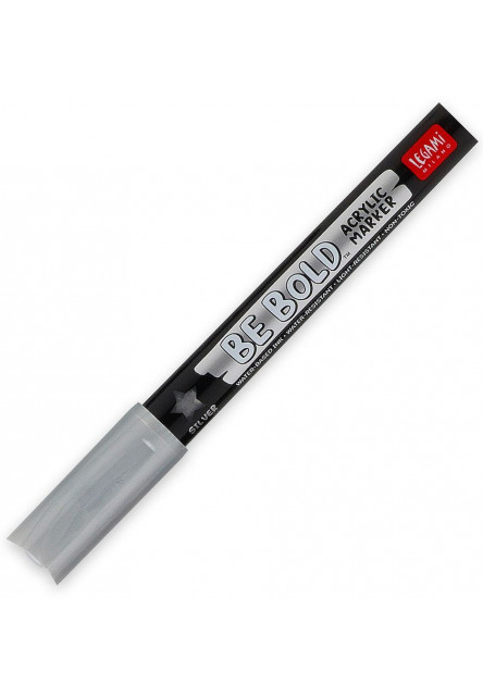 Akrylové fixky Legami Acrylic Marker - Be Bold - Silver