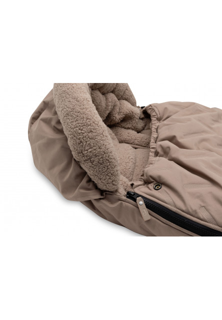 Fusak do kočárku Embossed Milky Coffee