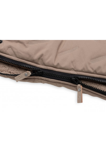 Fusak do kočárku Embossed Milky Coffee